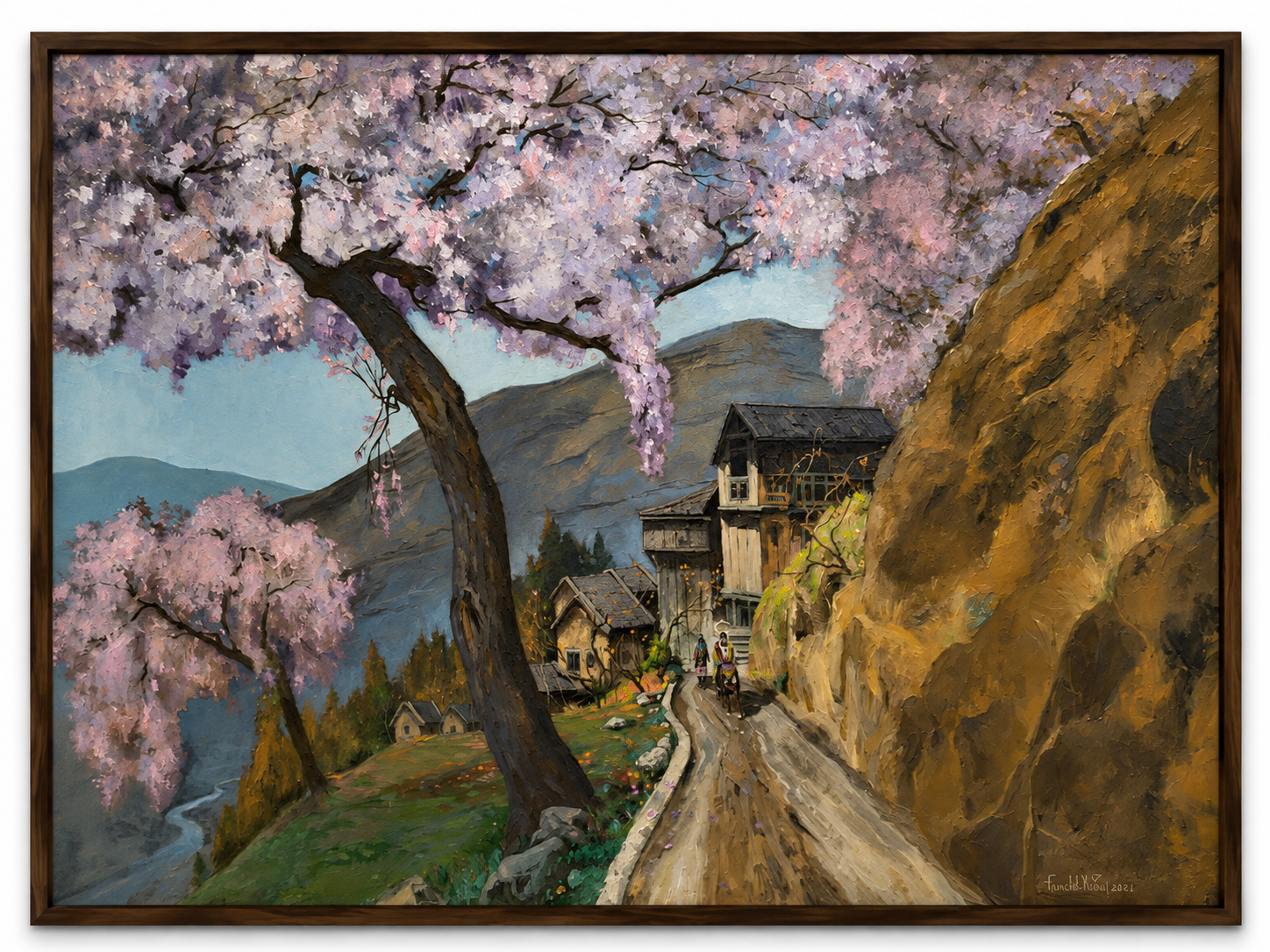 Horse with Blossom