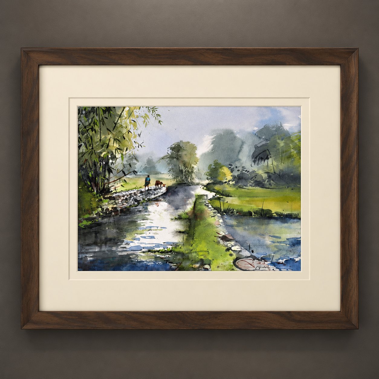 Peaceful Riverbank